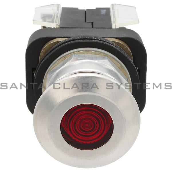 Allen Bradley 800T-FXQH10RD2 Illuminated Push Button Type 4,13 2 Positon Push-Pull Full Voltage LED High Visibility 120V Red Cap 1 N.C. Product Image