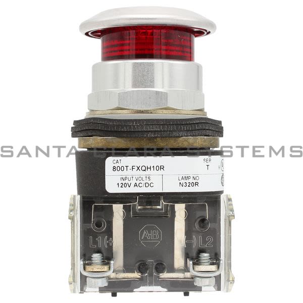 Allen Bradley 800T-FXQH10RD4 Illuminated Push Button Product Image