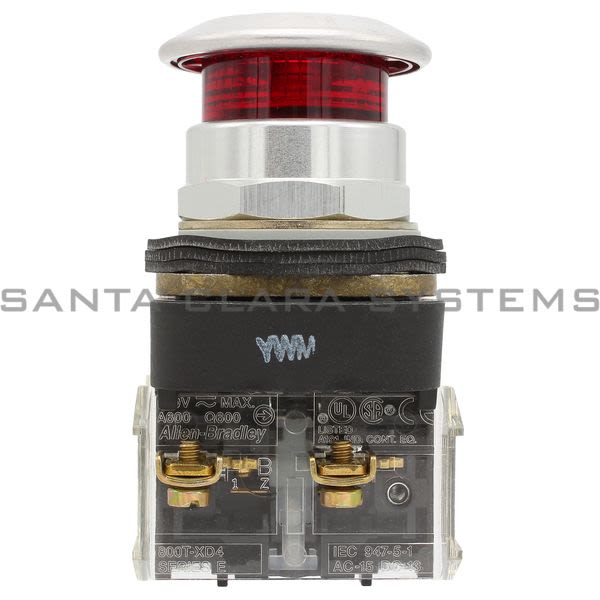 Allen Bradley 800T-FXQH10RD4 Illuminated Push Button Product Image