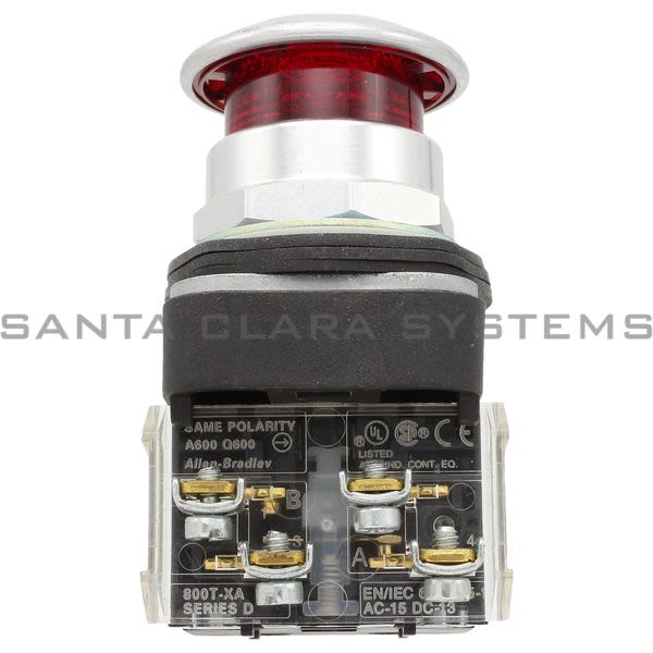 Allen Bradley 800T-FXQH2RA  Push Button Product Image