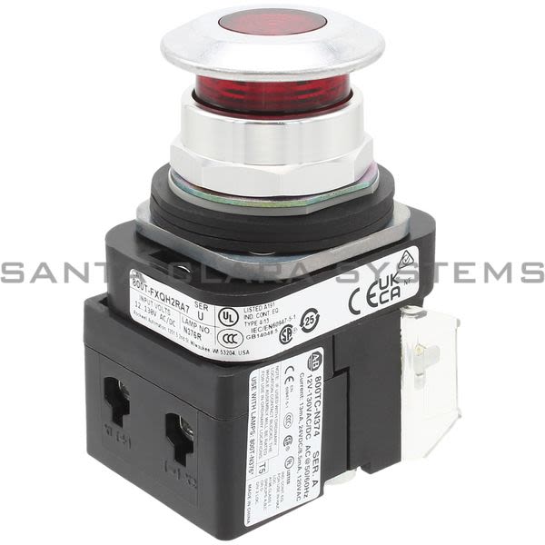 Allen Bradley 800T-FXQH2RA7 Push Button Product Image