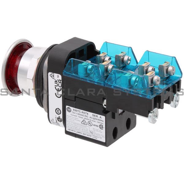 Allen Bradley 800T-FXQH2RG1V Push Button Product Image