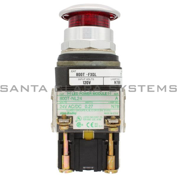 Allen Bradley 800T-FXQL24RA5 Illuminated Push Button Product Image