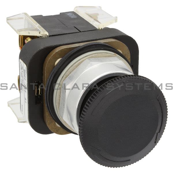 Allen Bradley 800T-FXT2A1 30.5mm Type 4.13 2 Position Twist-Release Black Cap Product Image