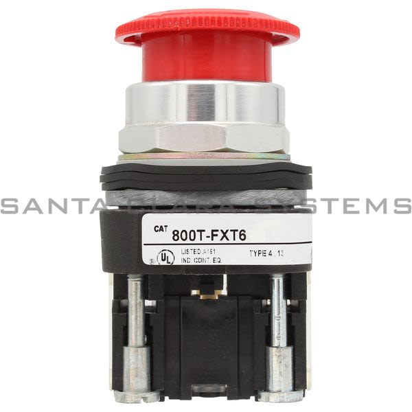 Allen Bradley 800T-FXT6A 2 Position Twist Release Red Cap Product Image