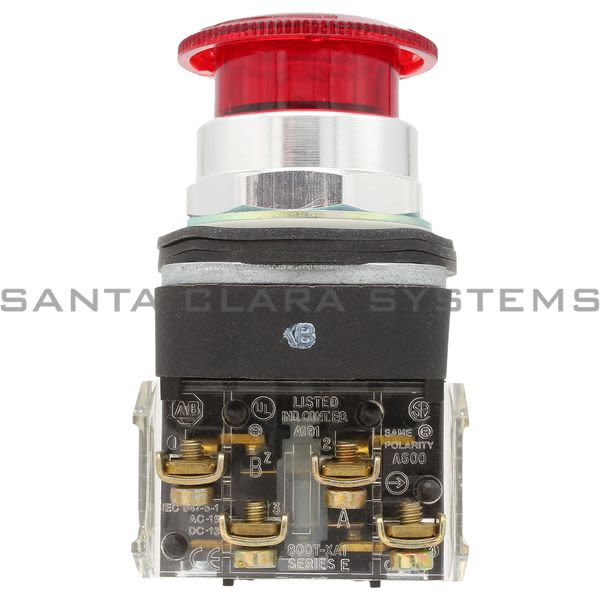 Allen Bradley 800T-FXTP26RA1 Pushbutton Illuminated Push/Pull Red Product Image