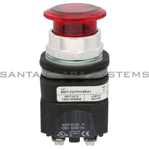 Allen Bradley 800T-FXTPH16RA1 Pushbutton Product Image
