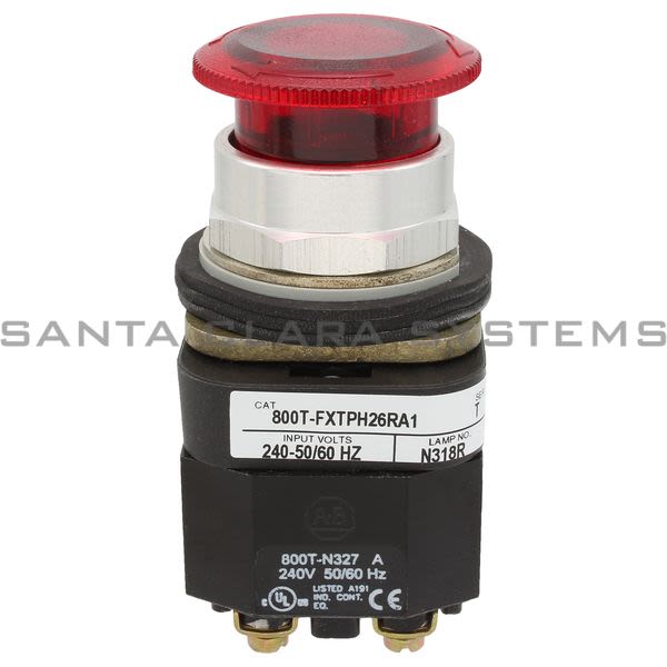 Allen Bradley 800T-FXTPH26RA1 Illuminated Push Button Product Image
