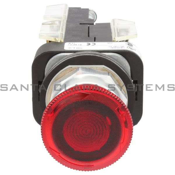 Allen Bradley 800T-FXTQ10RA5 Illum. Push Button, Red Cap Product Image