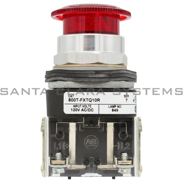Allen Bradley 800T-FXTQ10RD4 Pushbutton Switch Product Image