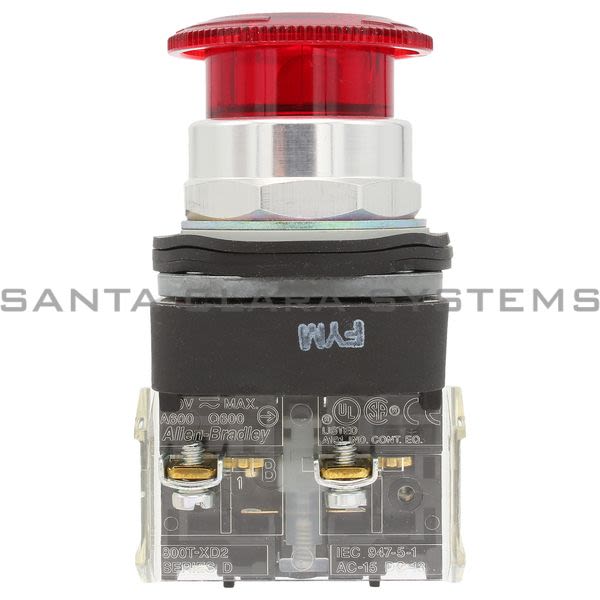 Allen Bradley 800T-FXTQH24RD2 Illuminated Push Button Product Image