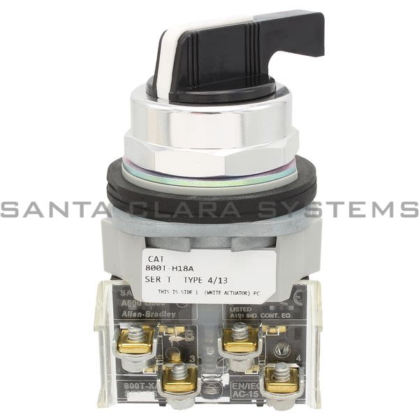Allen Bradley 800T-H18A Selector Switch Product Image