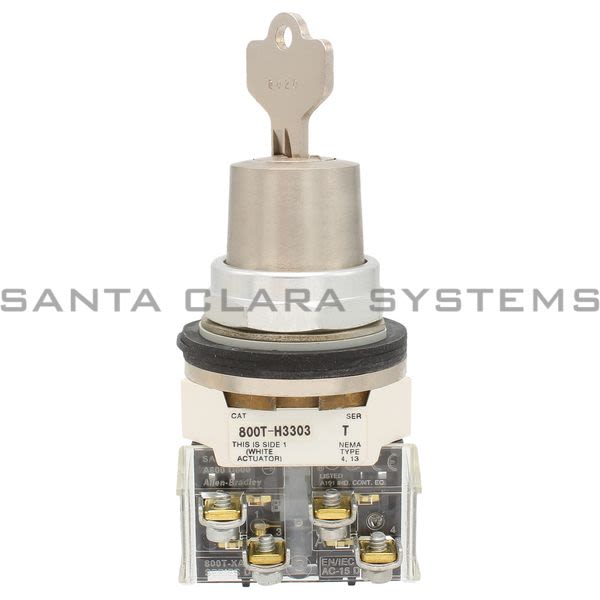 Allen Bradley 800T-H3303A Cylinder Lock Selector Switch Product Image