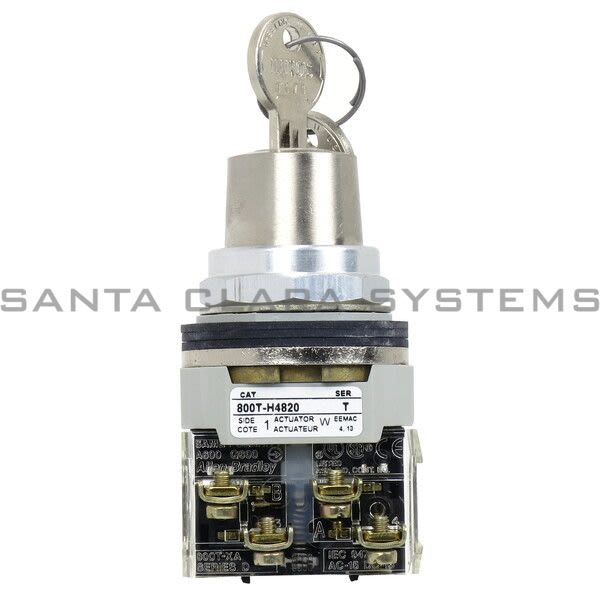 Allen Bradley 800T-H4820A Key Lock 2 Pos Selector Switch Product Image