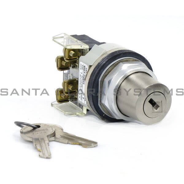 Allen Bradley 800T-H4823A Key Lock 2 Pos Selector Switch Product Image