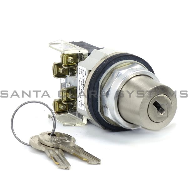 Allen Bradley 800T-H4824A Key Lock 2 Pos Selector Switch Product Image