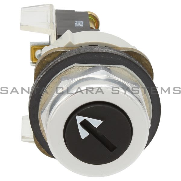 Allen Bradley 800T-H6D1 Selector Switch Type 4,13 2 Position Maintained Black Coin Slot Product Image