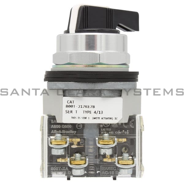 Allen Bradley 800T-J17KE7B Selector Switch Product Image