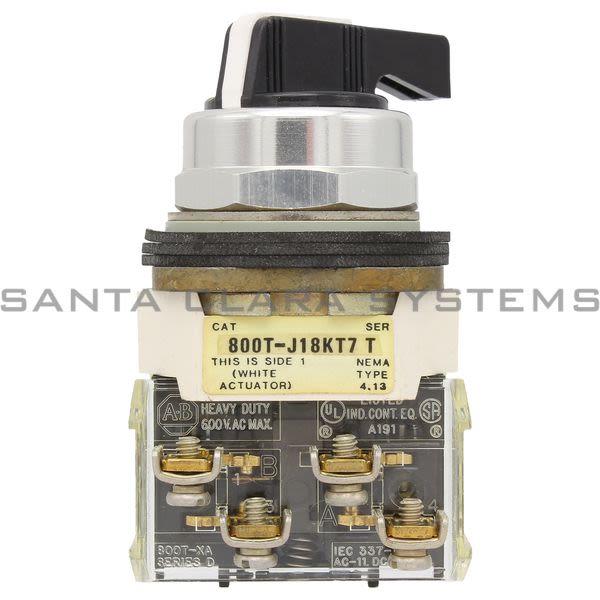 Allen Bradley 800T-J18KT7B Selector Switch Product Image