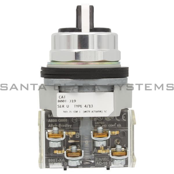 Allen Bradley 800T-J19KB7B Selector Switch Product Image
