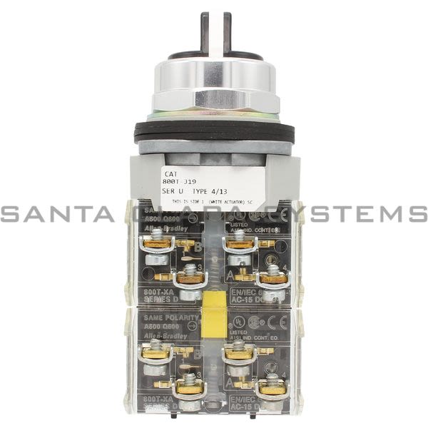 Allen Bradley 800T-J19KB7C Selector Switch Product Image