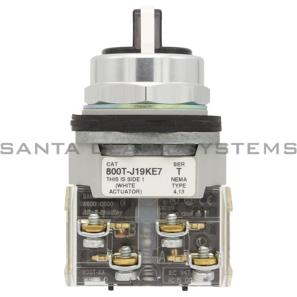 Allen Bradley 800T-J19KE7B Selector Switch Product Image