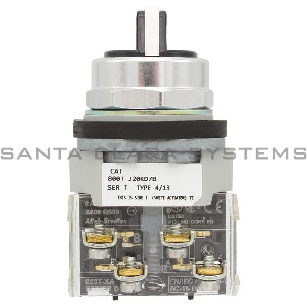 Allen Bradley 800T-J20KD7B Selector Switch Product Image