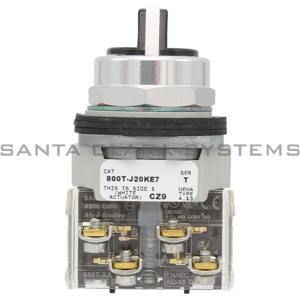 Allen Bradley 800T-J20KE7B Selector Switch Product Image