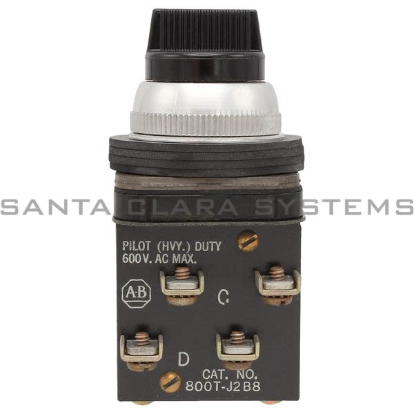 Allen Bradley 800T-J2B8 Contact Block 2No/2NC 600V Max Product Image