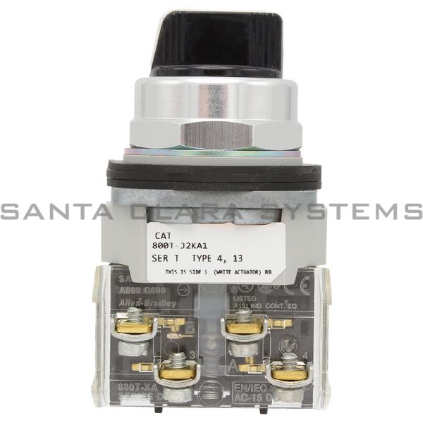 Allen Bradley 800T-J2KA1B Selector Switch Product Image