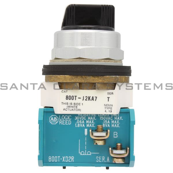 Allen Bradley 800T-J2KA7WA Selector Switch Product Image