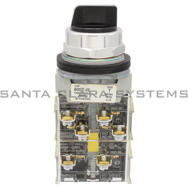 Allen Bradley 800T-J2KB7AAJX Selector Switch Product Image