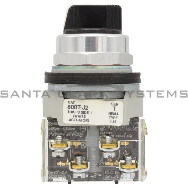Allen Bradley 800T-J2KB7B Selector Switch Product Image