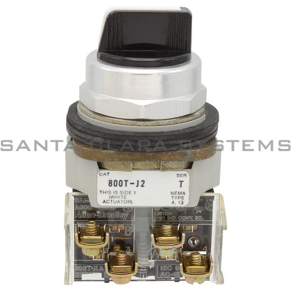 Allen Bradley 800T-J2KB7XAXX Selector Switch Product Image