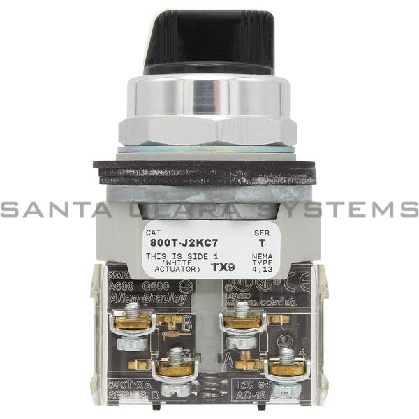 Allen Bradley 800T-J2KC7B Selector Switch Product Image