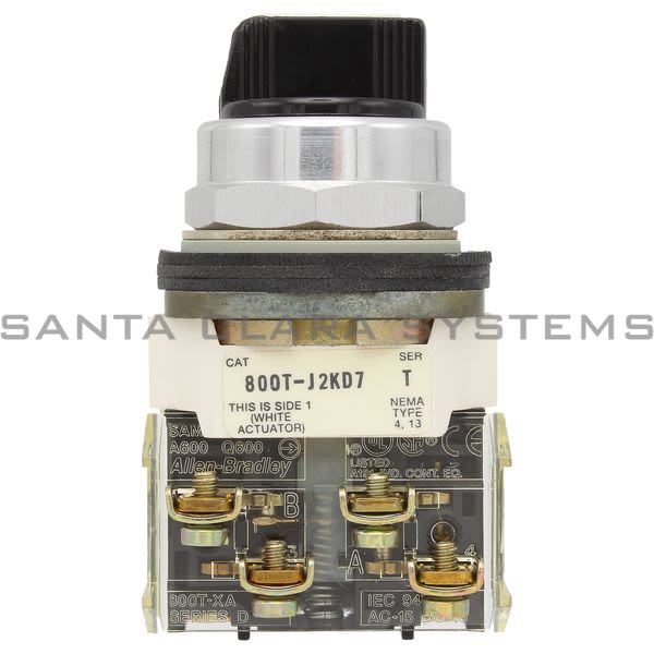 Allen Bradley 800T-J2KD7B Selector Switch Product Image