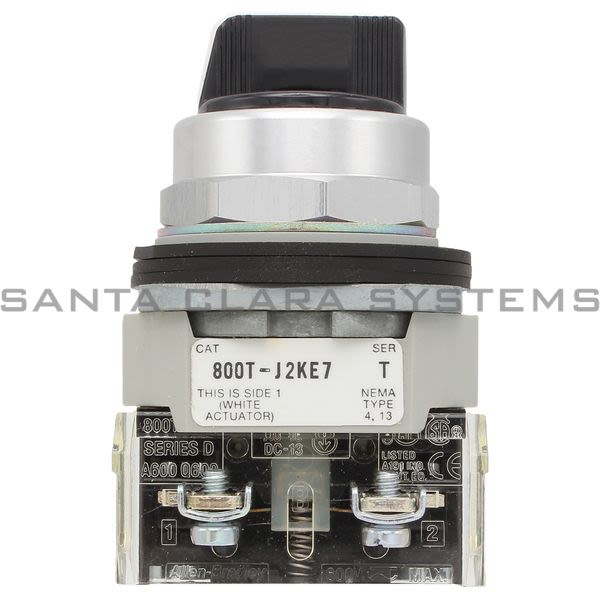 Allen Bradley 800T-J2KE7LLXX Selector Switch Product Image