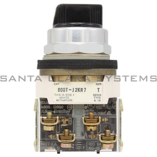 Allen Bradley 800T-J2KR7B Selector Switch Product Image