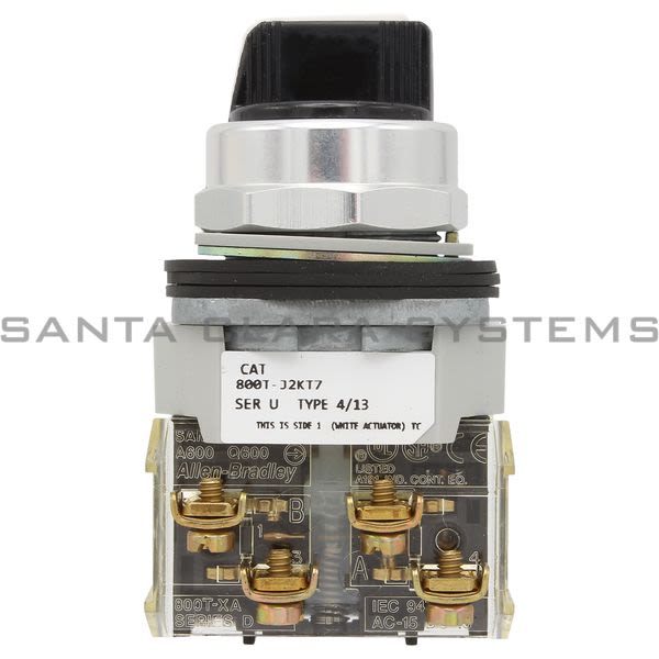 Allen Bradley 800T-J2KT7B Selector Switch Product Image