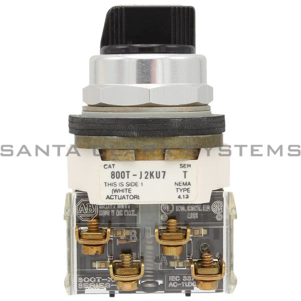 Allen Bradley 800T-J2KU7B Selector Switch Product Image