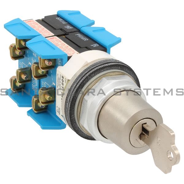 Allen Bradley 800T-J42KB7TTTT Cylinder Lock Selector Switch Product Image