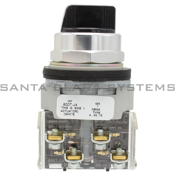 Allen Bradley 800T-J4B Selector Switch Product Image