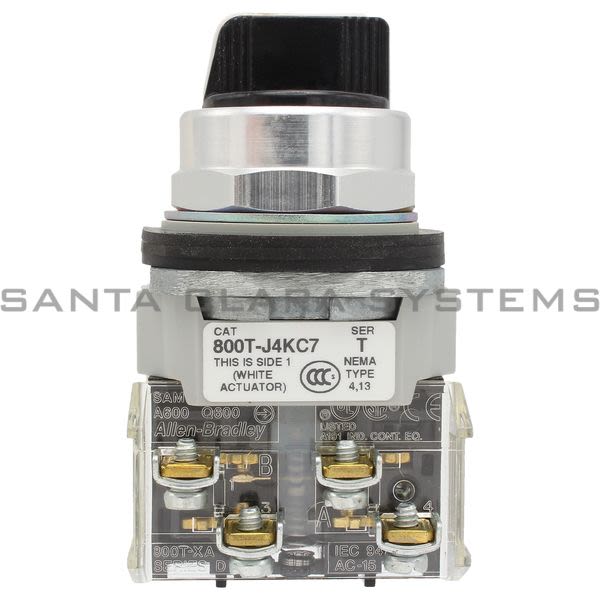 Allen Bradley 800T-J4KC7B Selector Switch Product Image