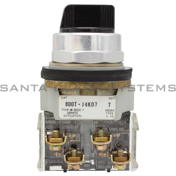Allen Bradley 800T-J4KD7B Selector Switch Product Image