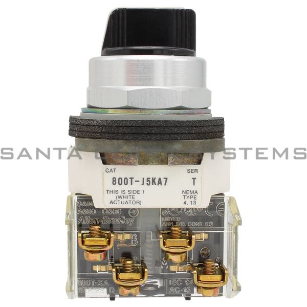 Allen Bradley 800T-J5KA7B Selector Switch Product Image