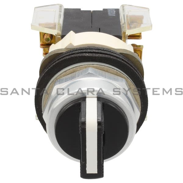 Allen Bradley 800T-J5KC7B Selector Switch Type 4,13 3 Position Spring Return From Right Black Std. Knob Product Image
