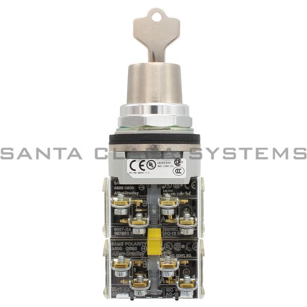 Allen Bradley 800T-J631C Cylinder Key Lock Switch Product Image