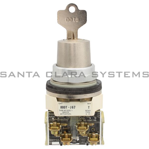 Allen Bradley 800T-J67A Locking Selector Switch Product Image