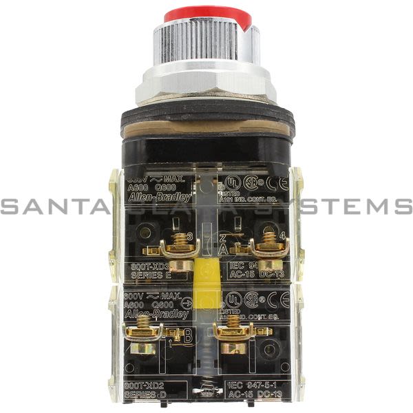 Allen Bradley 800T-KA6GGEG 30.5mm Type 4/13 Selector PB, A Cam With Ext. Oper Product Image