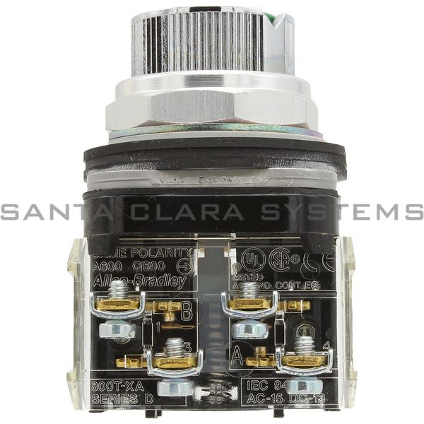 Allen Bradley 800T-KC1AAXX NEMA Type 13 Selector Push Button Green Button Product Image
